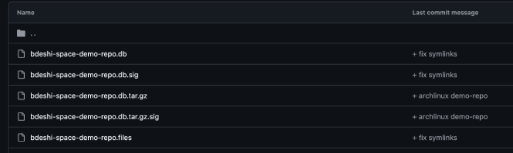 আর্চলিনাক্সের কাস্টম প্যাকেজ রিপোজিটরি