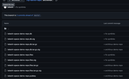 আর্চলিনাক্সের কাস্টম প্যাকেজ রিপোজিটরি আর্চলিনাক্সের কাস্টম প্যাকেজ রিপোজিটরি